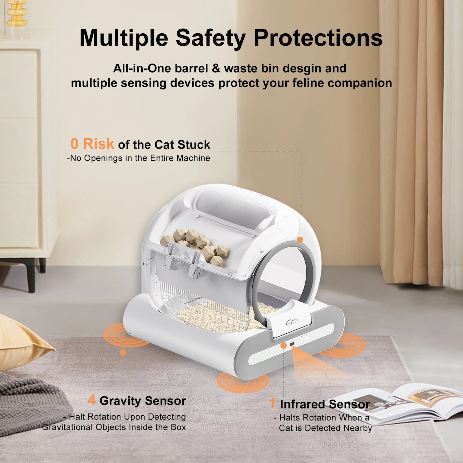 DOEL Smart Self-Cleaning Litter Box