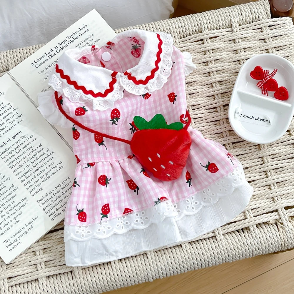Strawberry Dog Dress