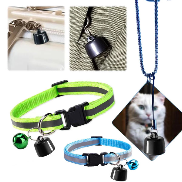 GPS Cat Collar with Reflective Design