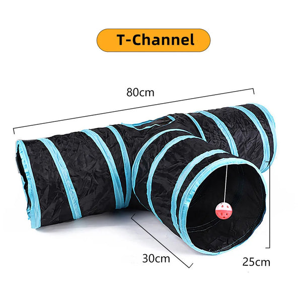 Cat Tunnel – Foldable Pet Play Tube with Breathable Design for Cats