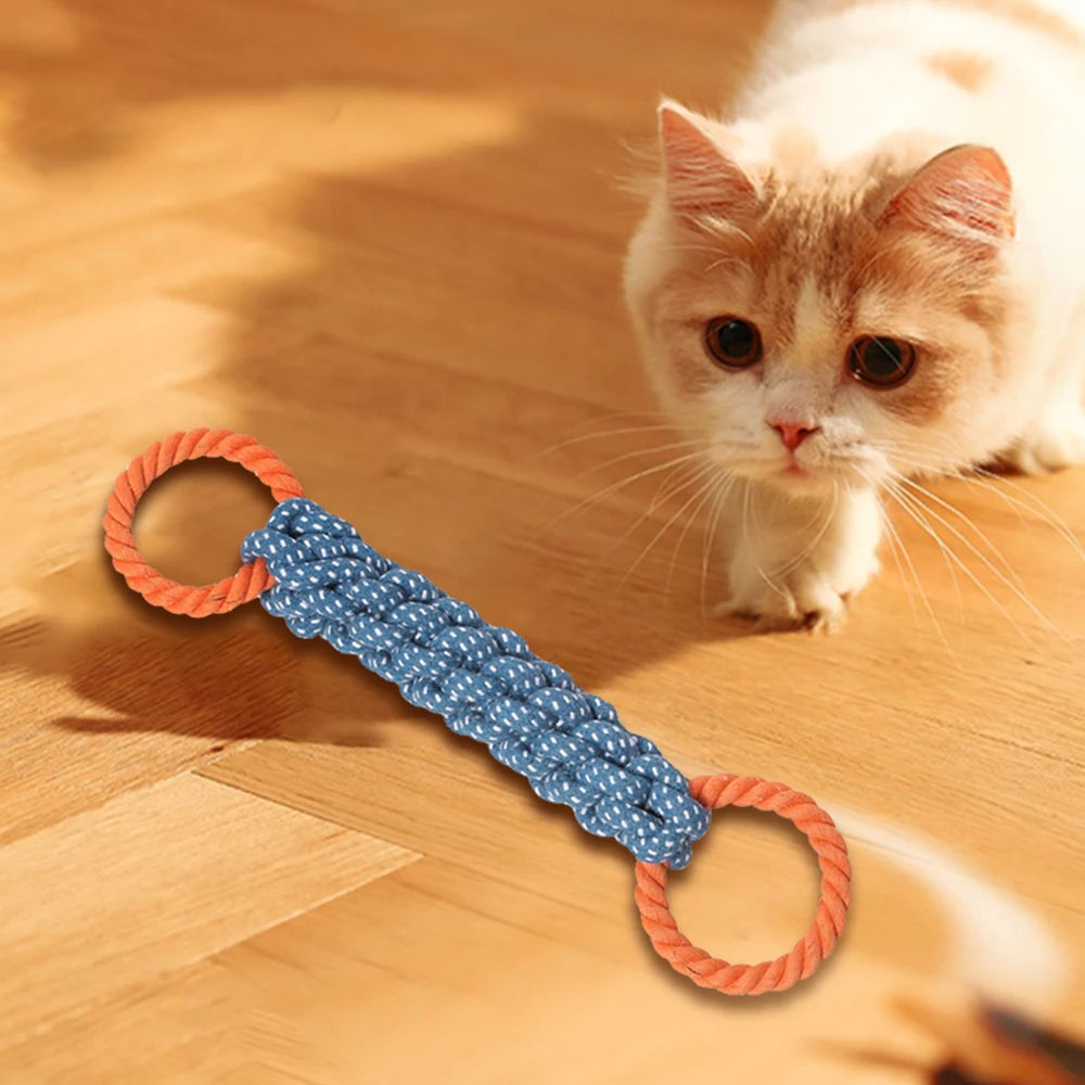 1PC Handwoven Pet Dog Toy