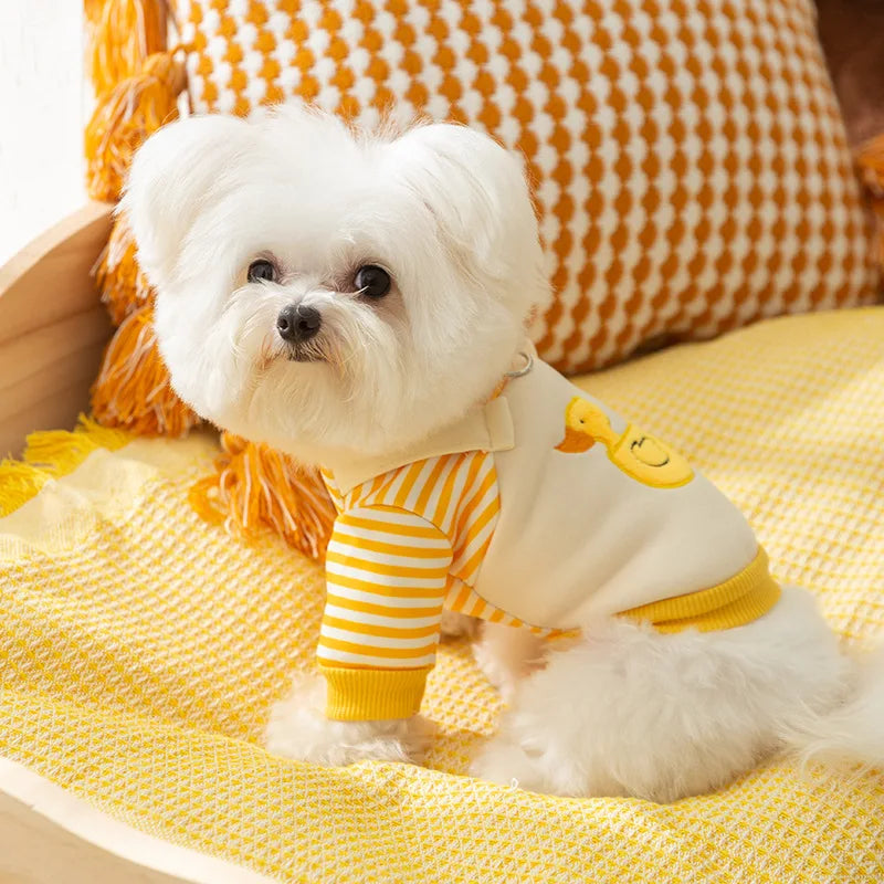 Cute Dog Hoodie with D-Ring – Autumn/Winter