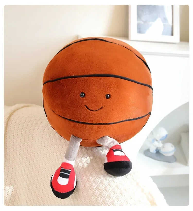 Football & Basketball Plush Toy for Pets