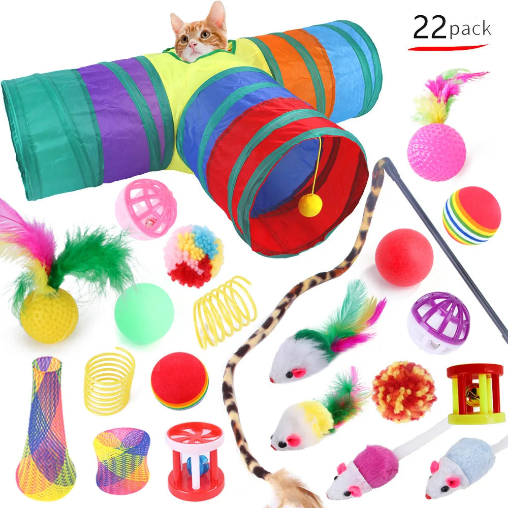 DualPet 20pcs Cat Toy Variety Set