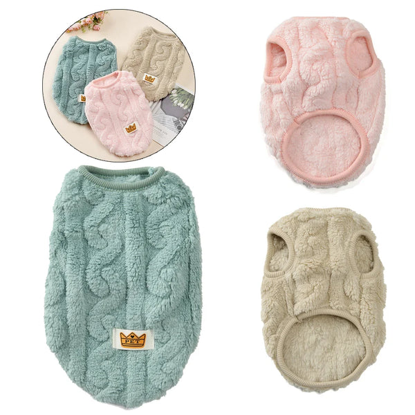 Fleece Dog & Cat Jacket – Cozy Winter Pet Coat