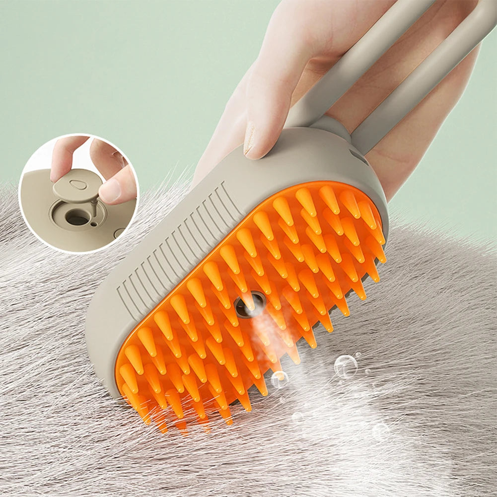 3-in-1 Pet Steam Brush