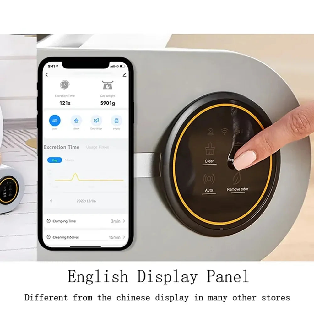 Tonepie 65L Smart Self-Cleaning Litter Box