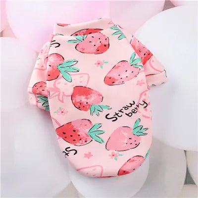 Cartoon Pet Hoodie Sweatshirt for Small Dogs & Cats