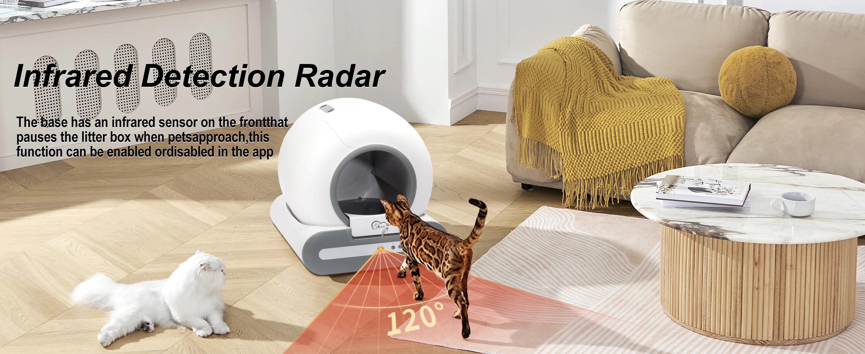 DOEL Smart Self-Cleaning Litter Box