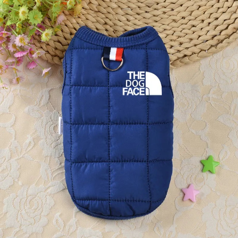 Designer Winter Pet Coat with Logo