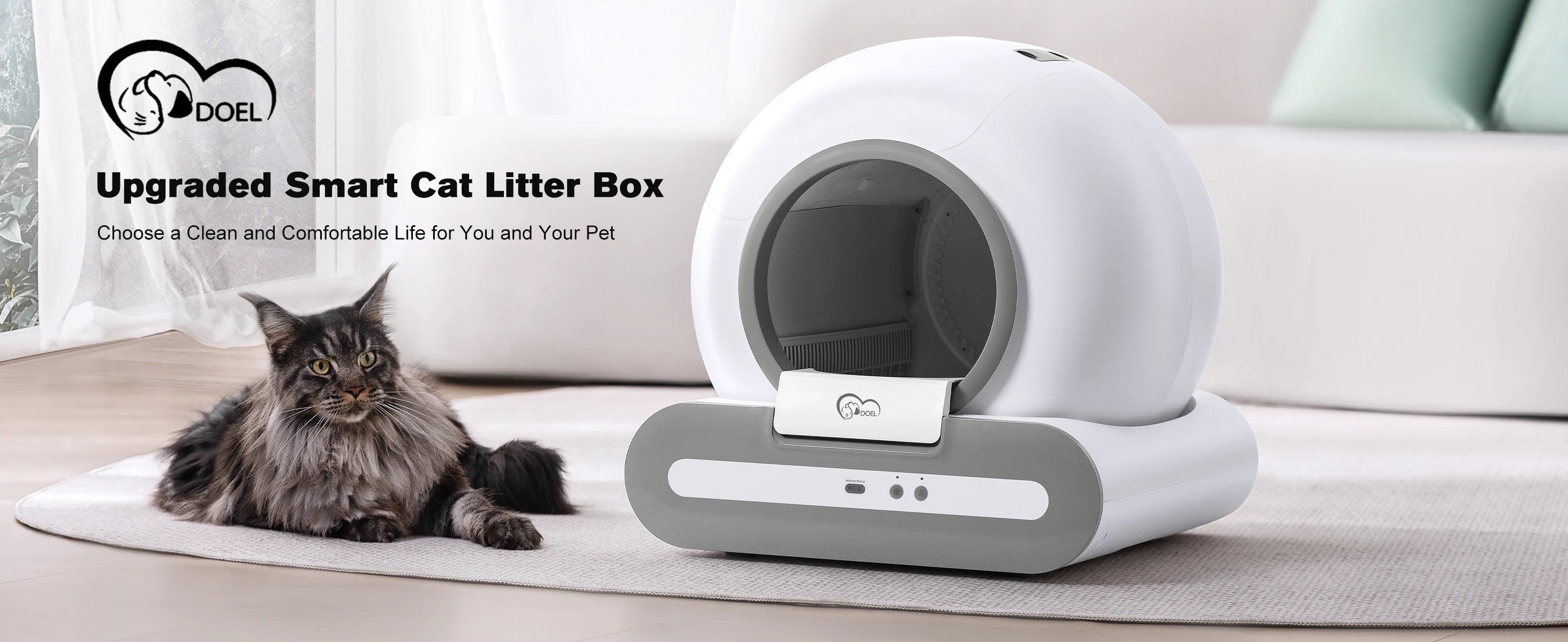 DOEL Smart Self-Cleaning Litter Box