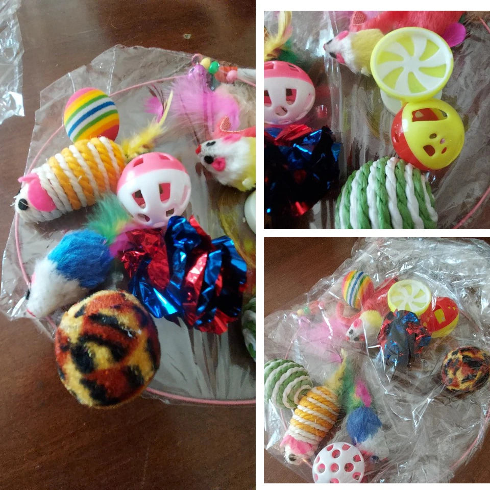 DualPet 20pcs Cat Toy Variety Set