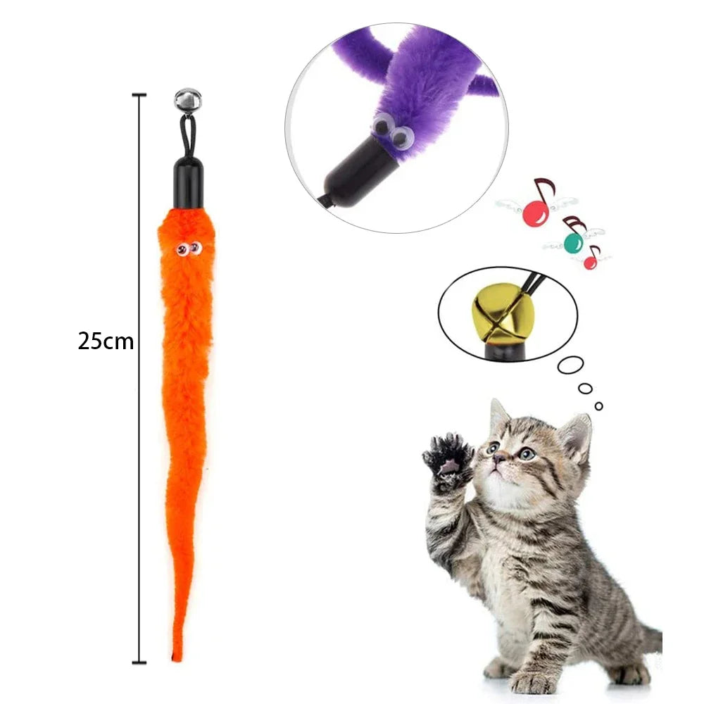 Cat Wand Toy Worm Refills