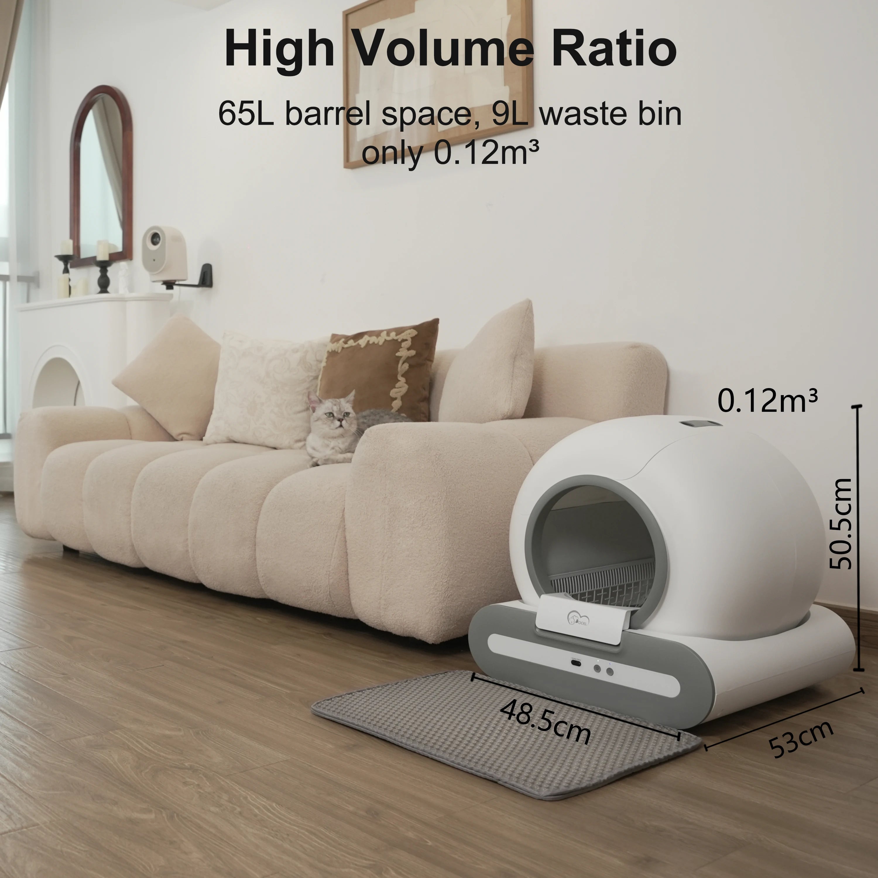 DOEL Smart Self-Cleaning Litter Box