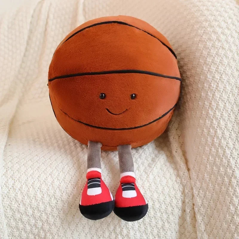 Football & Basketball Plush Toy for Pets