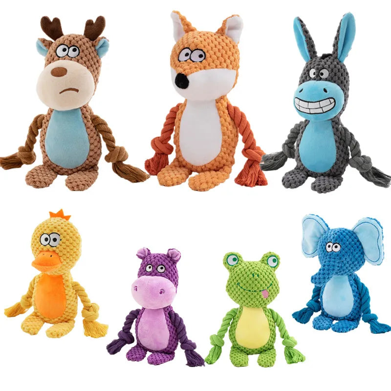 Plush Squeaky Chew Toy for Dogs