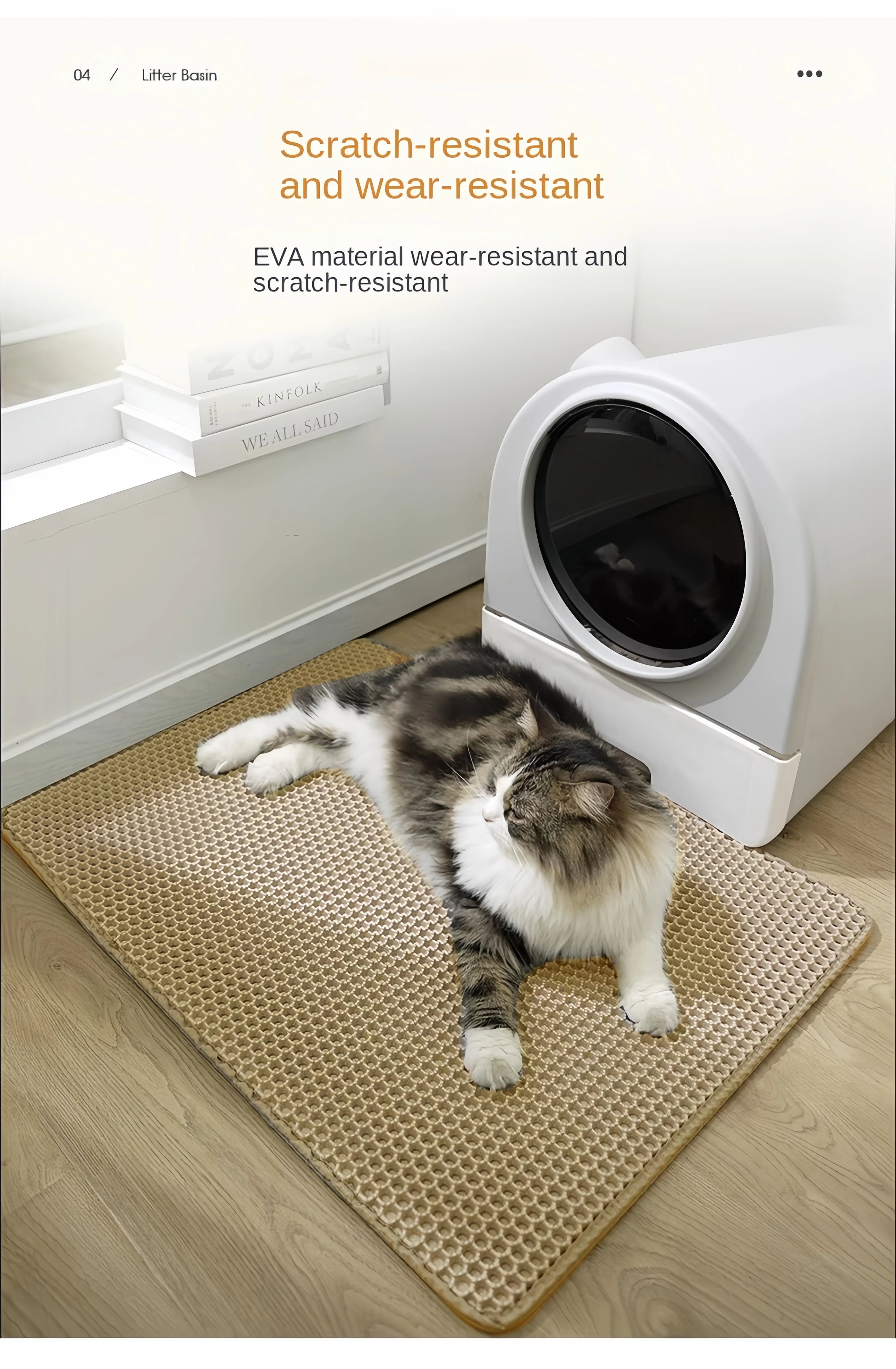 Large Waterproof Cat Litter Mat