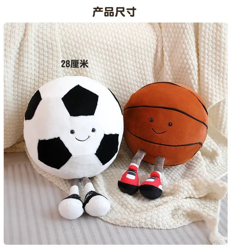 Football & Basketball Plush Toy for Pets