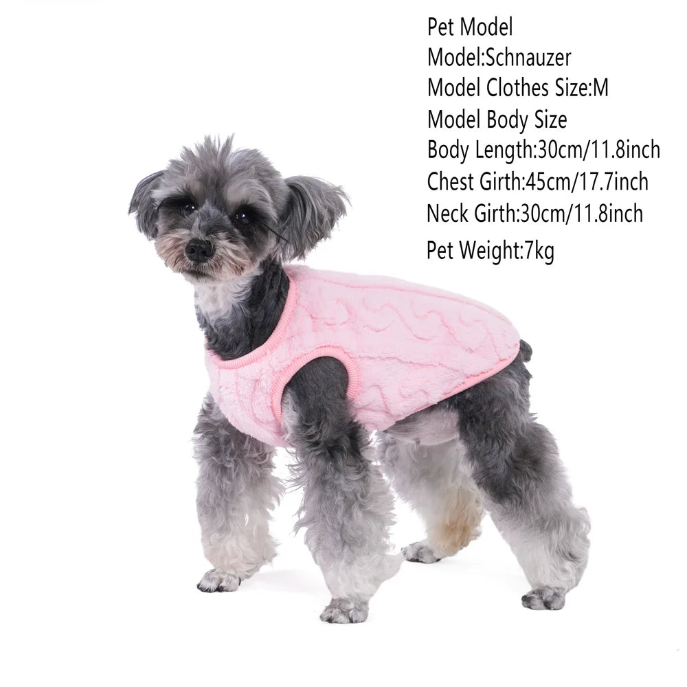 Fleece Dog & Cat Jacket – Cozy Winter Pet Coat