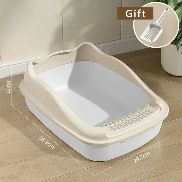 Small Cat Litter Box – Anti-Splash Pet Sandbox