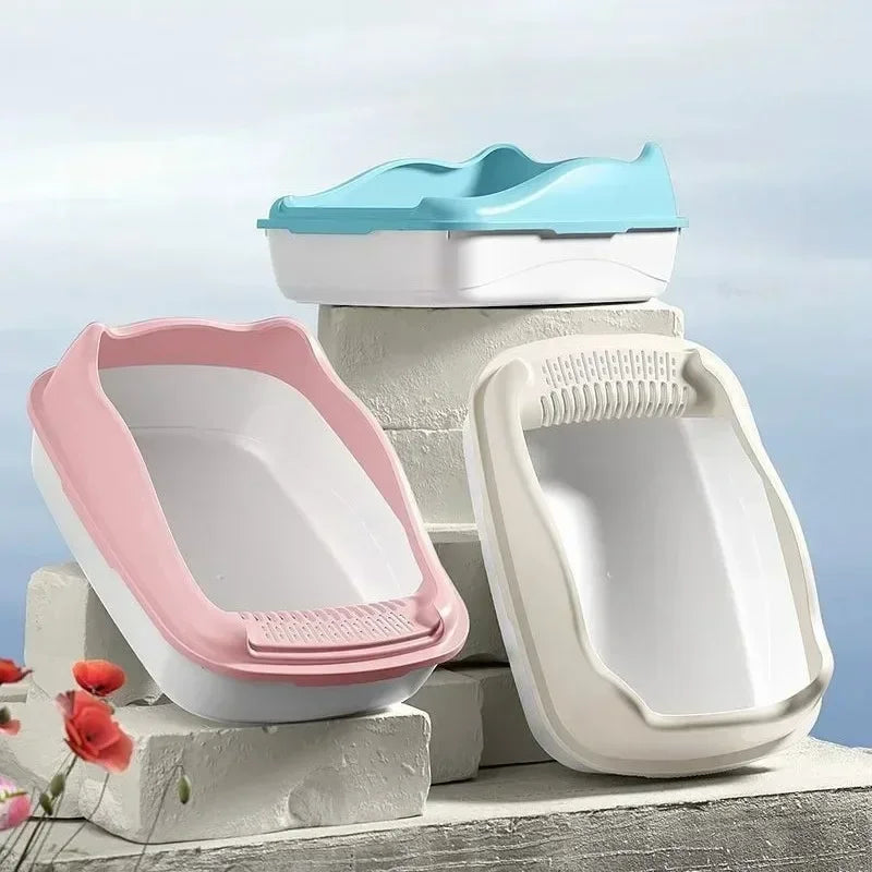 Small Cat Litter Box – Anti-Splash Pet Sandbox